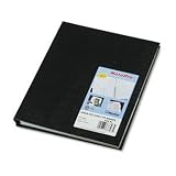 NotePro Undated Daily Planner, 9-1/4 x 7-1/4, Black