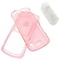 Motorola L7 SLVR Crystal Case (Clear Pink) w/ Clip - Image Brand