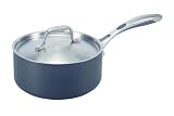 from Greenpan GreenPan, Vienna Hard Anodised Aluminium, 20 cm, Covered Saucepan, Ceramic Non-Stick Coating Model CW0000576
