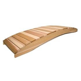 12' Western Red Cedar Wood Garden Bridge by 