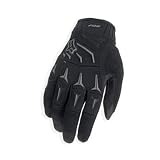 Fox Racing Attack Full Finger MTB & BMX Cycling Gloves - Black - 24070-001