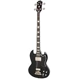 Epiphone EB-3 Electric Bass Guitar, 2 Pickups, Ebony