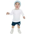 American Apparel 4007 Infant Baby Rib Long Sleeve Lap T