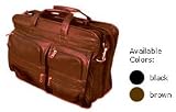 Brown Leather Like Soft Sided Briefcase
