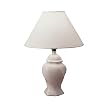 Ceramic Table Lamp - Ivory (15")