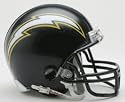 Riddell San Diego Chargers NFL Replica Mini Helmet w/Z2B Mask