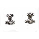 Ohrstecker Thorshammer Silber Thor keltische Ohrringevon "Toms-Silver"