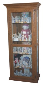 Precious Moments Curio Cabinet Woodworking Paper Plan, Build Your Own!!
