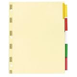 SPR21380 - 3 Ring Indexes, 8 Tabs, 11x8-1/2, Multicolor