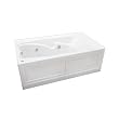Jacuzzi R090959WH Cetra 536 Acrylic 60-Inch by 36-Inch by 21-1/4-Inch Whirlpool Bath, White Finish
