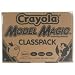 Crayola 23-6002 Model Magic Modeling Compound Class Pack, Asstd Colors, 1-oz. Pouches, 75/ctn