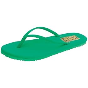 Flojos WOODSTOCK Women's Beach Scene Flip Flop Sandals