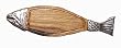 Wood Fish Cutting Board 19"L