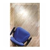 FLOORTEX / Hard Floor Chairmat,Smooth Back,Rectangular,35