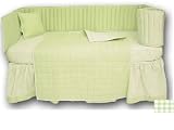 Basic Green Gingham 7-Piece Crib Set