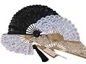 Battenberg Lace Fan 8.5"