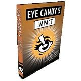  : Alien-Skin Eye Candy 5 Impact, Plug in Software Collection of 10 Photoshop Filters which create Chrome, Brushed Metal, Reflections and More, for Macintosh & Windows