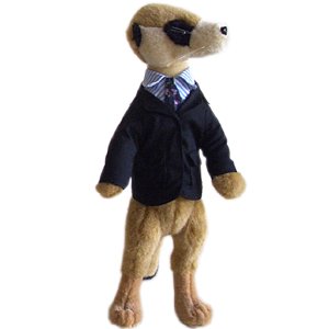 Jacket And Tie Meerkat Soft Toys
