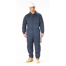 Navy Blue Insulated Coveralls by Galaxy Army Navy