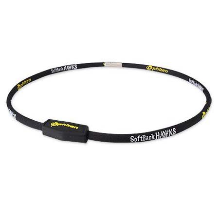 phiten（ファイテン）RAKUWAネックX30 スライディングタイプ ソフトバンクホークスバージョン 0230TB85028 55cm