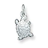 Sterling Silver Turtle Charm with 20 inch Sterling Silver Chain