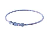 Phiten Titanium Necklace: Color-Red Gray, Size-Large (26)