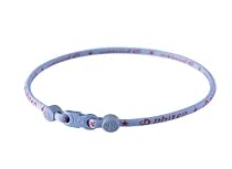 Phiten Star Necklace: Color-Red Gray, Size-Small (18")