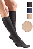FLA Activa Women's 15-20 mmHg Small Diamond Pattern Dress Socks - Available in Various Sizes and Colors