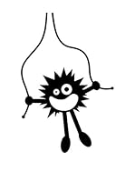 Ambiance Live Vinilo Decorativo Design Little Monster Negro