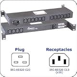 GEIST BRE160-0020/16 Power Strip 20a RM IEC C20 Inlet to ... thumbnail