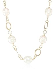 Majorica White Baroque Pearl New Classics Necklace, 16"