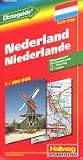  : Hallwag Stra&szlig;enkarten, Niederlande: Stra&szlig;enkarte mit Index und Distoguide. (Euro Map) (Falk Plan)