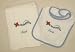 Personalized Burp Cloth and Bib Set - One Size Image