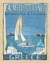 Art Poster Print - Greece - Artist: Charlene Audrey- Poster Size: 20 X 16