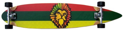 Starlite Skateboards RASTA LION Complete Longboard