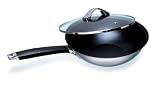 Ken Hom Tao 28cm non stick stainless steel Peking Wok  from DKB Household UK Limited