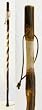Twisted Hickory Walking Stick