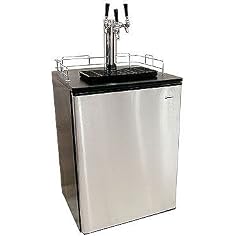 Haier HBF05EBSS Triple Faucet Kegerator w/ Stainless Steel Door - Ball Lock