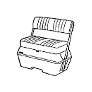 Deluxe Center Console Swingback Boat Seat by