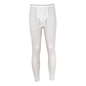 Indera - Mens Tall Thermal Long John Pant, Natural