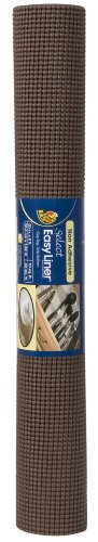 Duck 1142163 Non-Adhesive Select Easy Shelf Liner, Chocolate, 20-Inch Wide 10-Square-Feet
