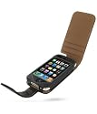 EIXO Luxus Ledertasche für Apple iPhone 3GS 3-GS 16GB / 32GB Flipstyle, Flip-Style Lederhülle, Ledercase, Lederetui, Case, Etui 100% passend, Handy-Tasche, Handytasche + pdashop24 Lanyard