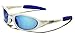 Xloop Triathlon Baseball Running Sunglasses with White Malibu Eyewear Microfiber Pouch