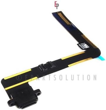 ePartSolution-iPad Air Black Charger Charging Connector Dock Connector Port Flex Cable Reapir Part USA Seller