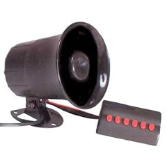 Alarm-Sirene 12V 20W 6-Klang Signalhorn Hupe Fanfare