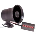 Alarm-Sirene 12V 20W 6-Klang Signalhorn Hupe Fanfare