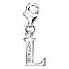 Schmuck-Pur MY CHARMS*Buchstaben-Silber-Anh�nger mit Zirkonia L