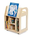 Kid's Book Trolley - Natural Finish
