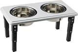 Ethical Ss Dishes Posture Pro Adjstbl Dbl Diner White 3 Quart - 5847