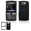 Black Solid Snap-On Cover Hard Case Cell Phone Protector for Samsung Epix i907